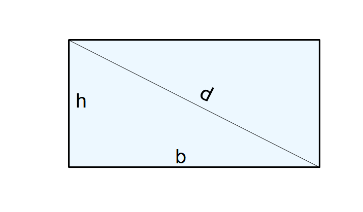 diagonale del rettangolo